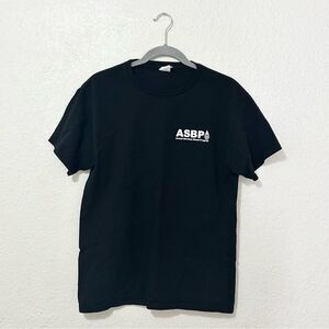 ASBP short sleeve shirt black and white size medium